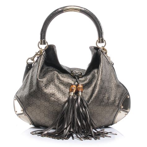 gucci crystal gg hobo bag|gucci hobo bag with tassels.